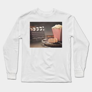 Movie objects, illustration (F010/7797) Long Sleeve T-Shirt